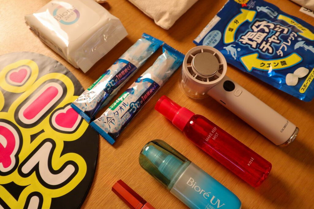 画像：この記事で紹介したアイテムを並べた写真