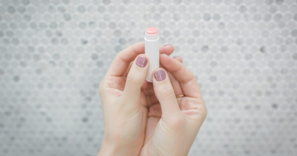 リップクリームの写真