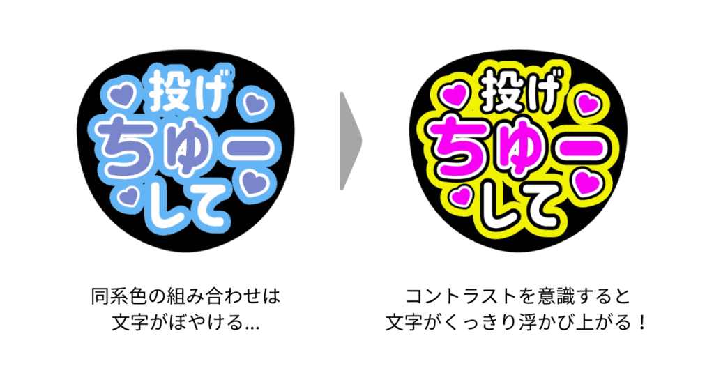 うちわデザインの成功例 / 失敗例