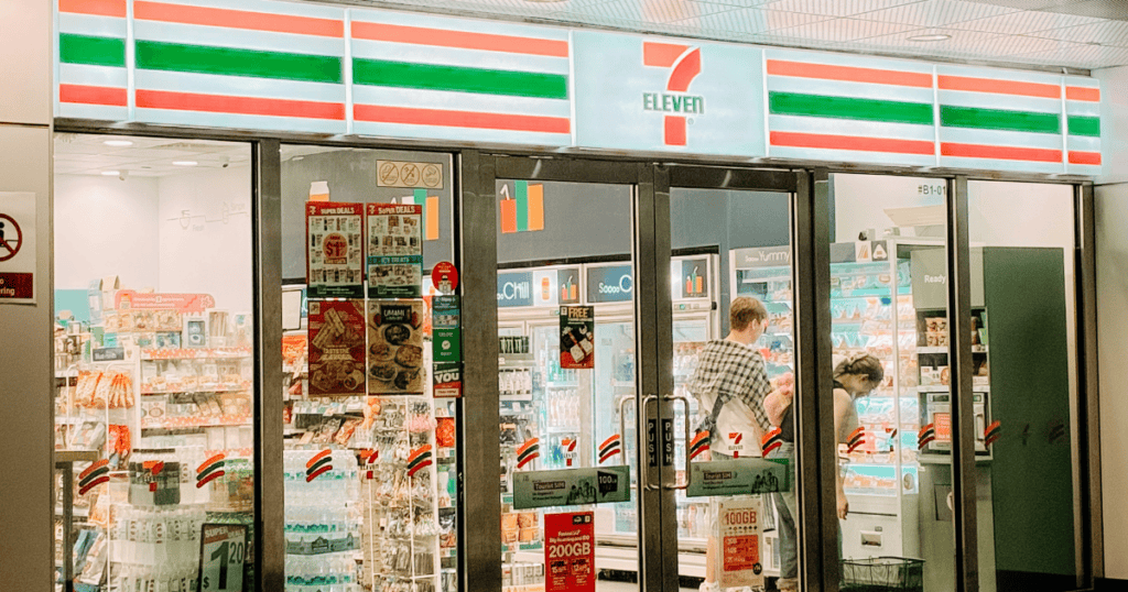 セブンイレブンの写真