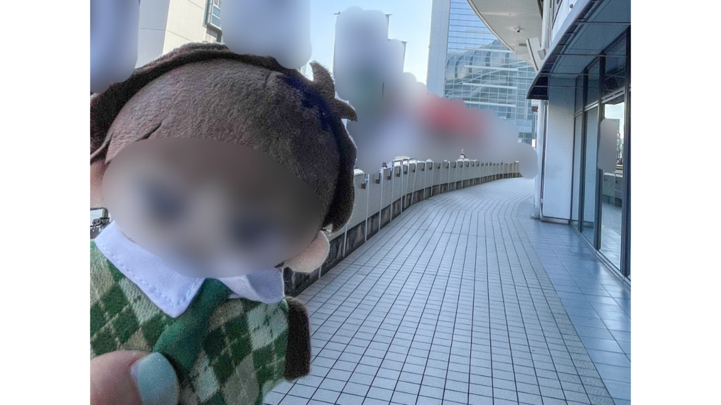 画像:会場前で撮影した写真