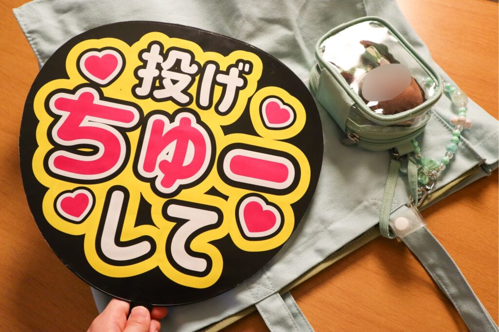 画像:出発前のバッグの写真